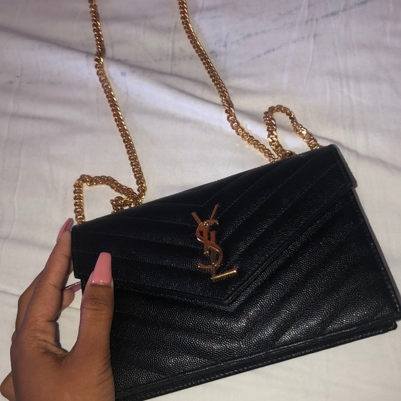 Yves Saint Laurent Handbags - YSL small Envelope Woc Grain De - authentic